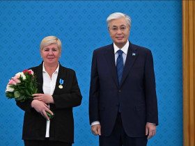 Заслуги сотрудницы филиала «Заря» РГП «Резерв» отмечены Государственной наградой Президента Республики Казахстан Қасым-Жомарта Кемелұлы Тоқаева