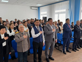 В РГП «Резерв» прошло торжественное мероприятие, посвящённое 30-летию МЧС РК и профессиональному празднику работников государственного материального резерва